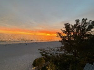 Gulf of Mexico view from the WAVES retreat in Indian Shores, Florida
