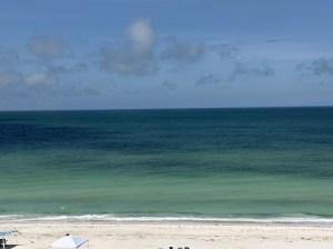 Gulf of Mexico view from the WAVES retreat in Indian Shores, Florida