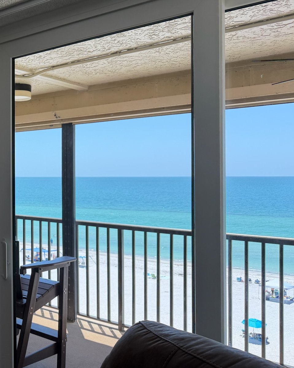 Gulf view from the WAVES retreat balcony